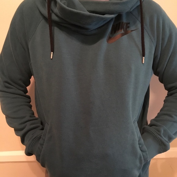 Nike Mens Pullover Hoodie Large Green - Picture 5 of 5